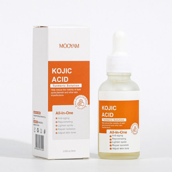 MOOYAM Turmeric Kojic Acid Essence Liquid Whitening Anti-Acne Facial Essence Factory Wholesale Private Label OEM