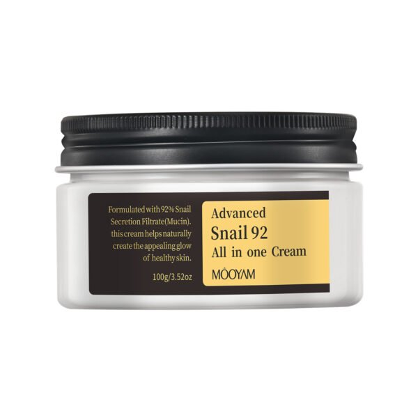MOOYAM Advanced Snail 92 All in one Cream Hydrating Moisturizing Snail Cream Factory Wholesale Private Label OEM