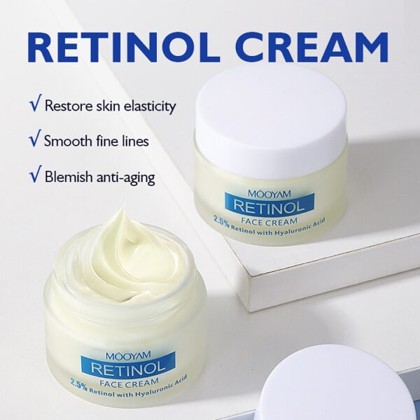 MOOYAM Hyaluronic Acid Retinol Retinol Cream Anti-wrinkle Anti-aging Firming Essence Cream Retinol Cream Manufacturer Wholesale Private Label OEM - Image 4