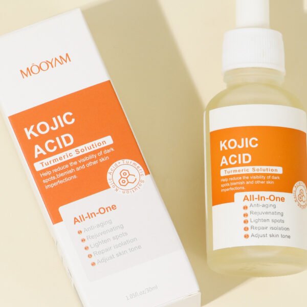 MOOYAM Turmeric Kojic Acid Essence Liquid Whitening Anti-Acne Facial Essence Factory Wholesale Private Label OEM - Image 5