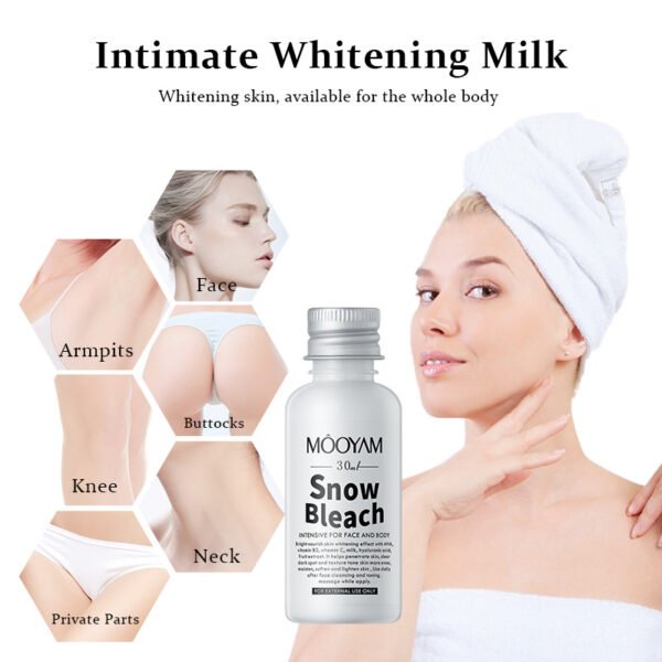 MOOYAM Snow Bleach Cream Snow White Private Cream Brightens Underarms and Inner Thighs Brightening and Darkening Cream Manufacturer Wholesale Private Label OEM - Image 4
