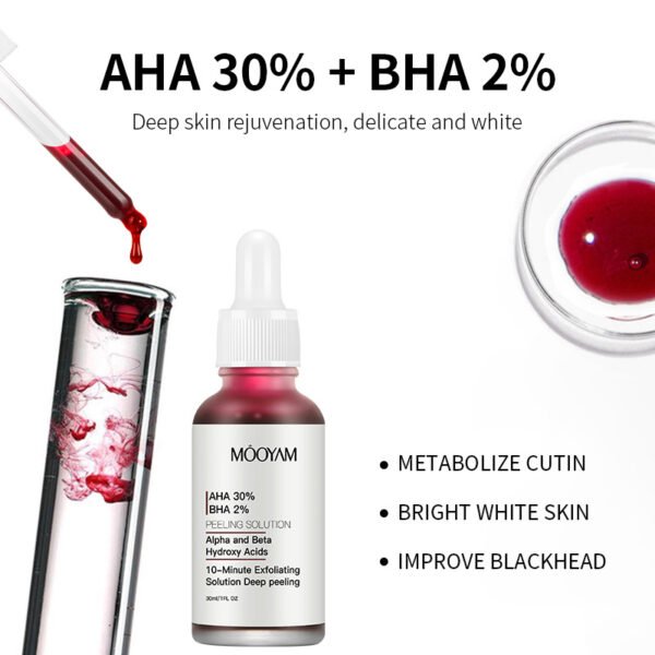 MOOYAM AHA Fruit Acid Original Solution Cleans Pores and Softens Cuticles BHA Salicylic Acid Essence Facial Care Essence Manufacturer Wholesale Private Label OEM - Image 5
