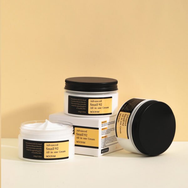 MOOYAM Advanced Snail 92 All in one Cream Hydrating Moisturizing Snail Cream Factory Wholesale Private Label OEM - Image 5