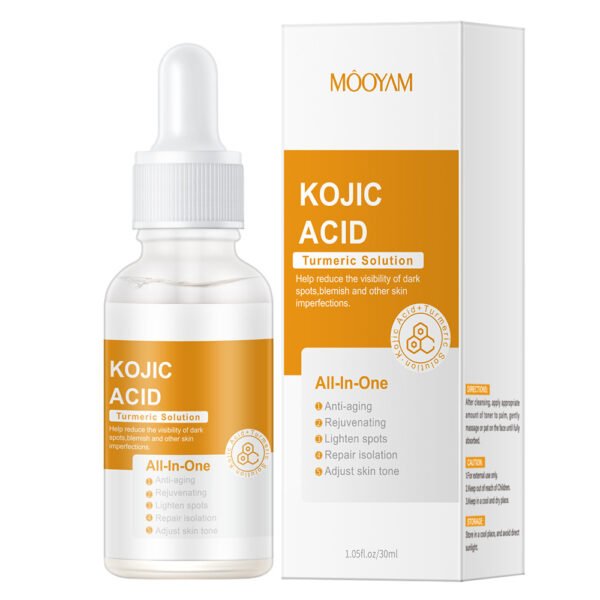 MOOYAM Turmeric Kojic Acid Essence Liquid Whitening Anti-Acne Facial Essence Factory Wholesale Private Label OEM - Image 7