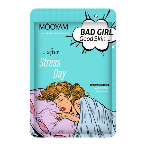 MOOYAM Niacinamide Mask Hydrating Hyaluronic Acid Mask BAD GIRL Series Red Ginseng Honey Bamboo Charcoal Mask Manufacturer Wholesale Private Label OEM - Image 9