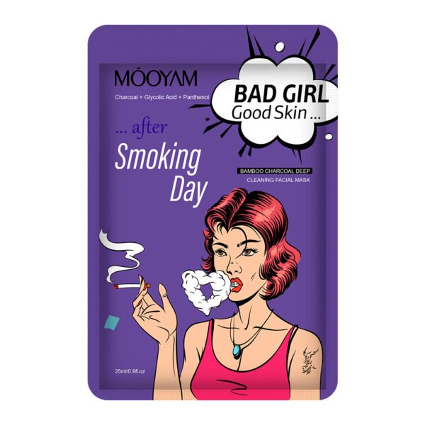 MOOYAM Niacinamide Mask Hydrating Hyaluronic Acid Mask BAD GIRL Series Red Ginseng Honey Bamboo Charcoal Mask Manufacturer Wholesale Private Label OEM - Image 12