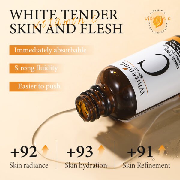 MOOYAM Vitamin C Essence Face Hydrating Moisturizing Daily VC Cosmetic Vitamin C Essence Manufacturer Wholesale OEM Private Label - Image 3
