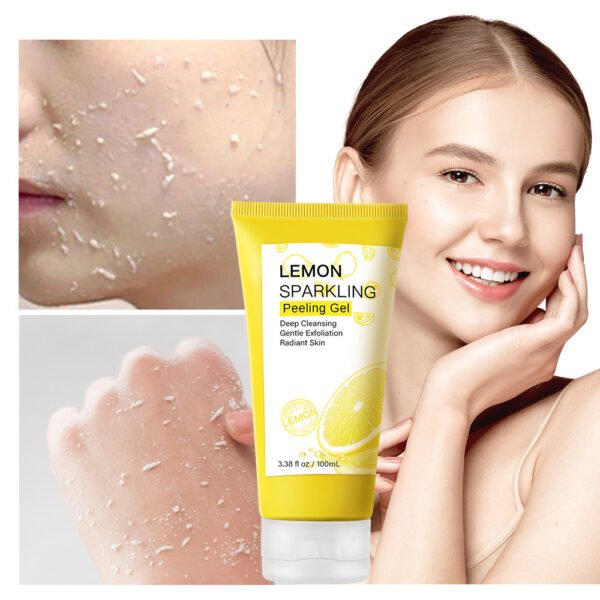 MOOYAM Lemon Exfoliating Gel Face Deep Cleansing Gel Gentle Exfoliating Scrub Facial Mud Scrub Factory Wholesale OEM Private Label